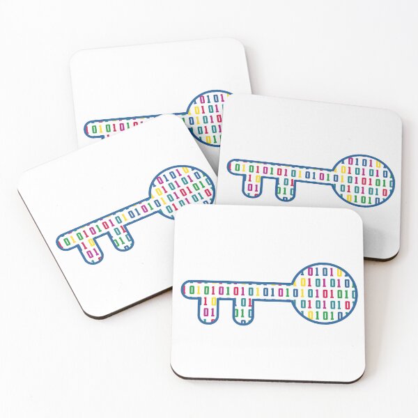 Item preview, Binary Code Key – Digital Access Symbol, Cyber Security & Tech Concept Design designed and sold by WordPlayStudio.