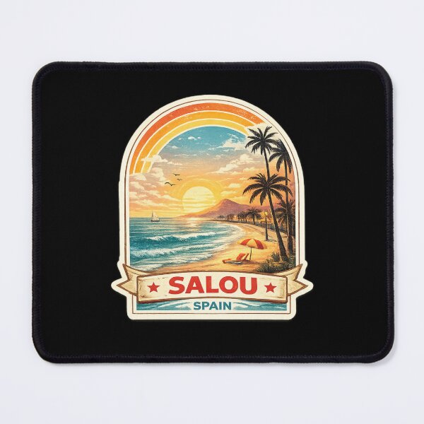 Item preview, Salou spain Tarragona Retro Rainbow designed and sold by Georain.