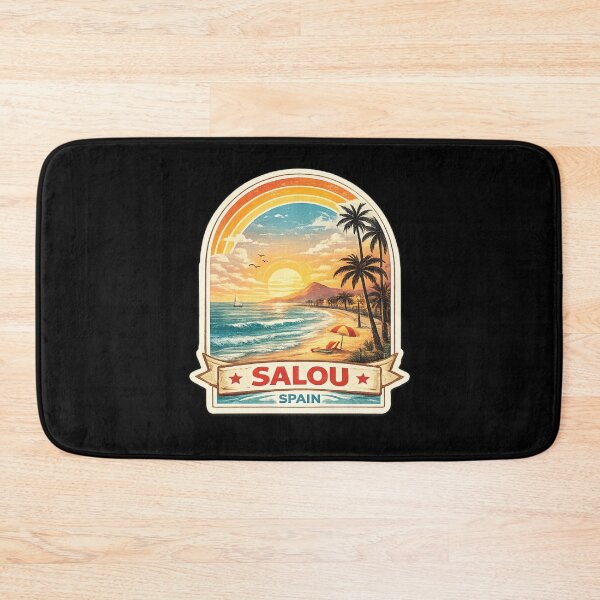 Item preview, Salou spain Tarragona Retro Rainbow designed and sold by Georain.
