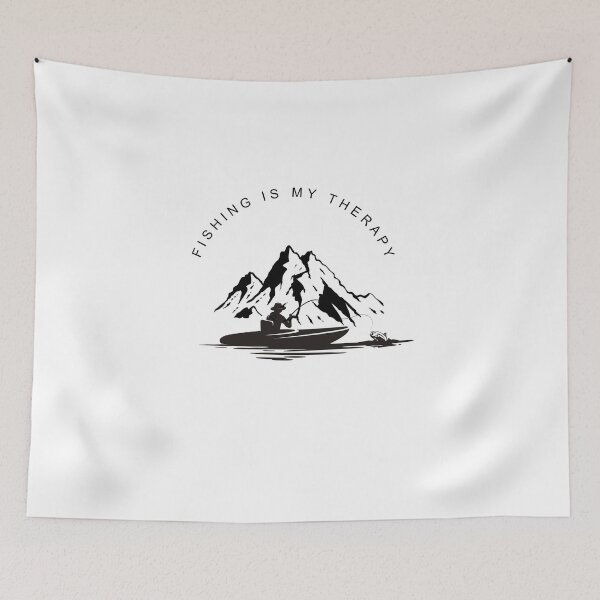 Item preview, Fishing Is My Therapy | Funny Fishing Lover Gift designed and sold by gluxdesing.