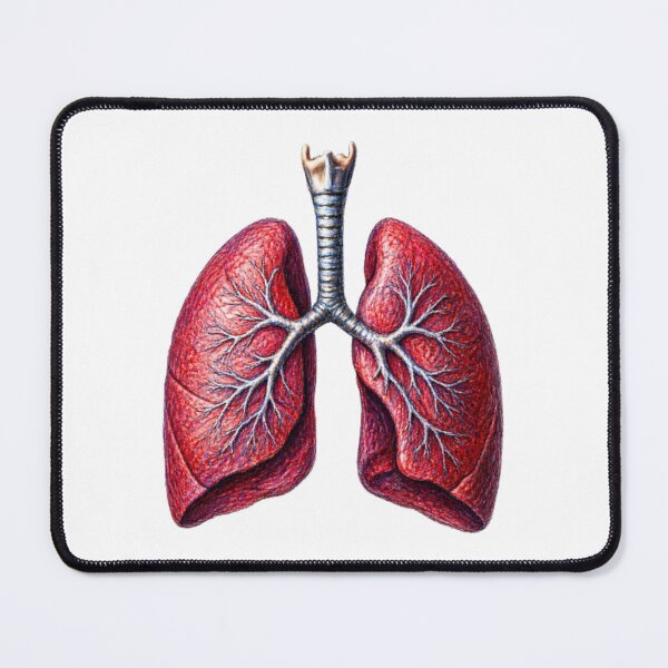 Item preview, Realistic anatomical lungs – Medical illustration designed and sold by JOANNASKAH.