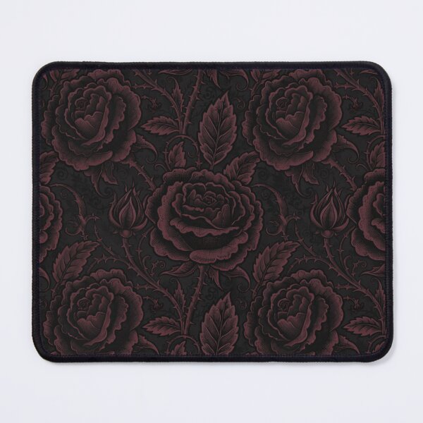 Item preview, Gothic Dark Moody Rose Seamless Pattern designed and sold by Grainwork.