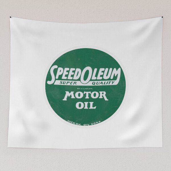 Item preview, Vintage Speedoleum Motor Oil designed and sold by QuayTradingCo.