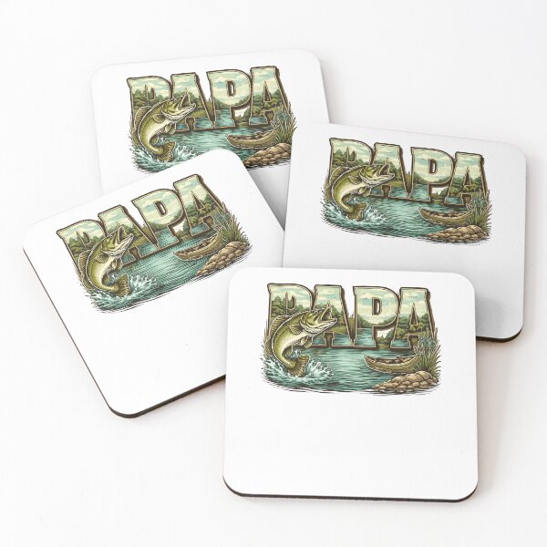 Item preview, Papa Bass Fishing Sunset designed and sold by Mirandalab.