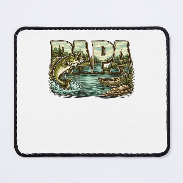 Item preview, Papa Bass Fishing Sunset designed and sold by Mirandalab.