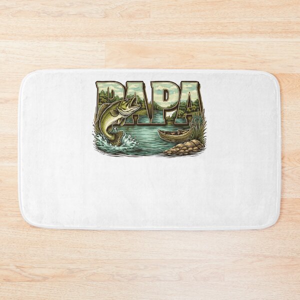 Item preview, Papa Bass Fishing Sunset designed and sold by Mirandalab.