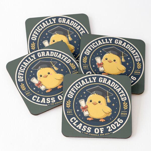 Item preview, Funny Graduation Chick Class of 2026 – Officially Graduated Cute College Gift designed and sold by Serene Whiskers.