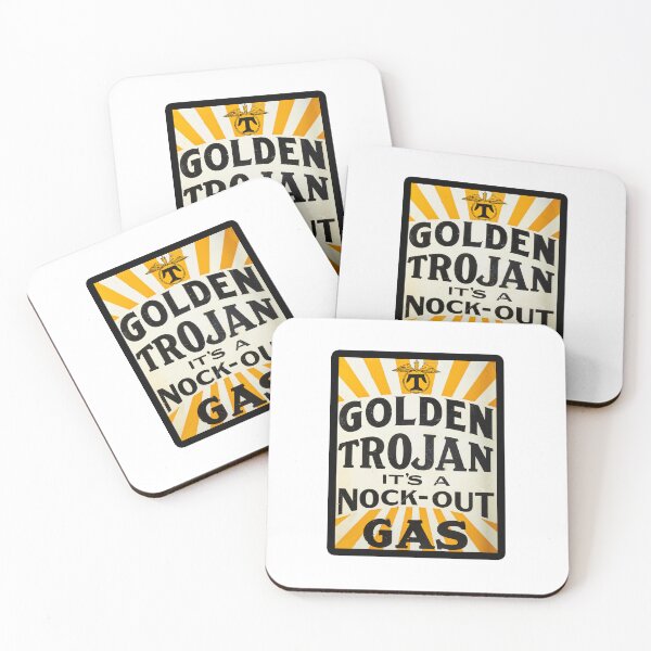 Item preview, Vintage Golden Trojan Gasoline designed and sold by QuayTradingCo.