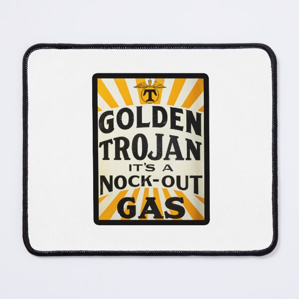Item preview, Vintage Golden Trojan Gasoline designed and sold by QuayTradingCo.