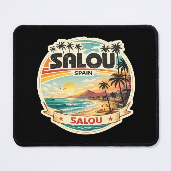 Item preview, Salou spain Tarragona Retro Rainbow designed and sold by Georain.