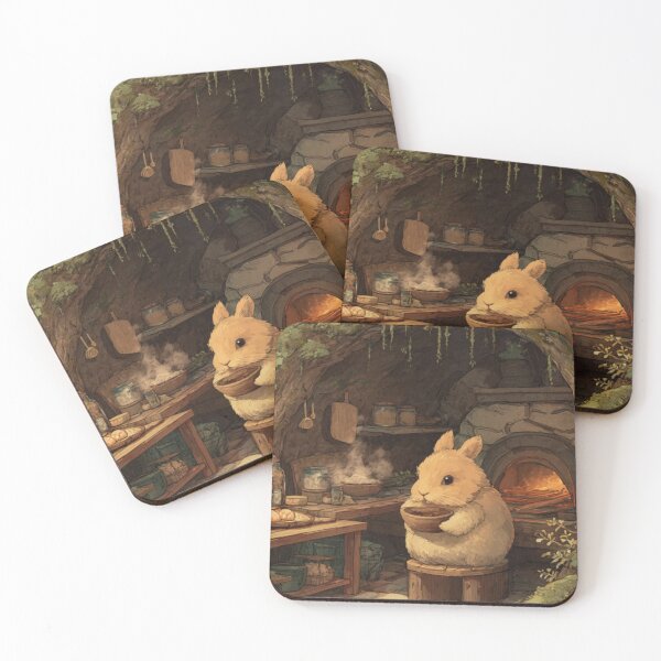 Item preview, Whimsical Bunny Cottagecore Art designed and sold by WhimsyWink.