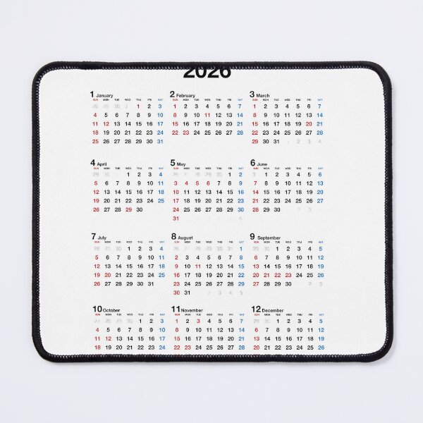 Item preview, 2026 Calendar Sticker Minimal Year Planner Aesthetic Monthly Layout designed and sold by YAZEEDBASH.
