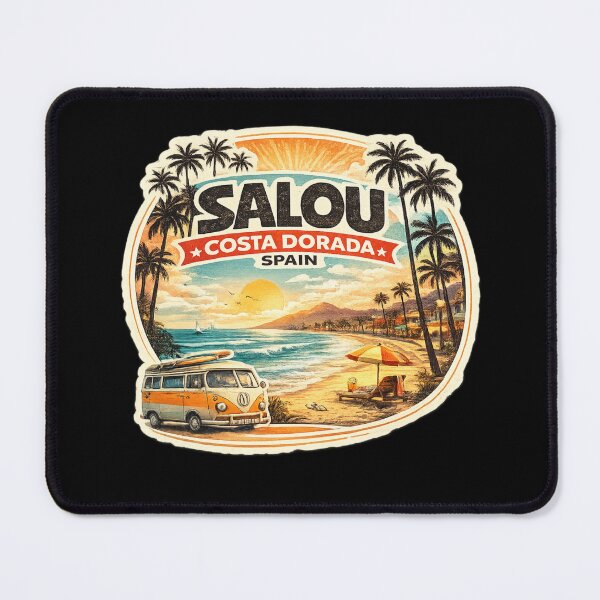 Item preview, Salou spain Tarragona Retro Rainbow designed and sold by Georain.