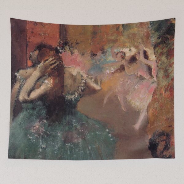 Item preview, Impressionist Ballet Painting Dancer Backstage Scene for Fine Art Lovers designed and sold by RickE.