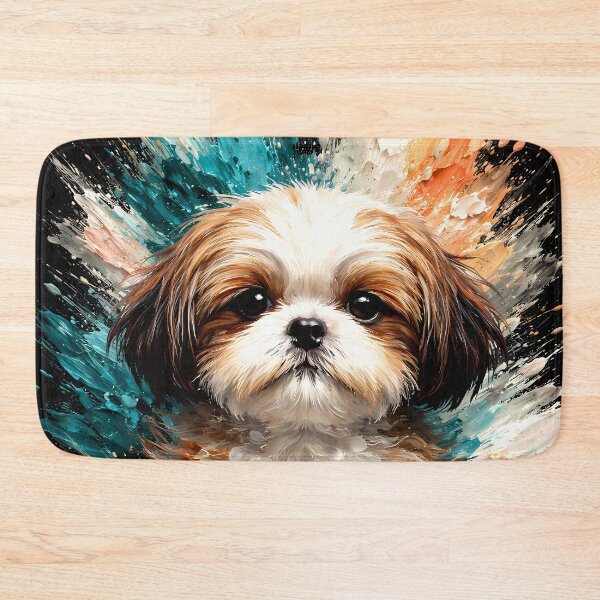 Item preview, Shih Tzu Color Explosion Dog Art designed and sold by Vista Atelier.