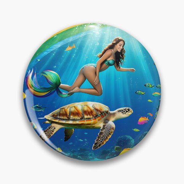 Item preview, Vibrant Underwater Kingdom: Mermaid and Tropical Reef designed and sold by Prism Palette Studio.