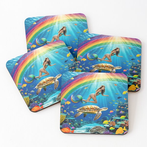 Item preview, Vibrant Underwater Kingdom: Mermaid and Tropical Reef designed and sold by Prism Palette Studio.
