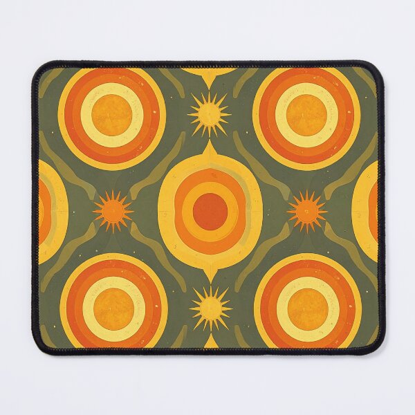 Item preview, Retro Groovy Wave Seventies Seamless Pattern designed and sold by Grainwork.