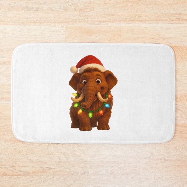 Item preview, Christmas Woolly Mammoth designed and sold by Sillytoe.