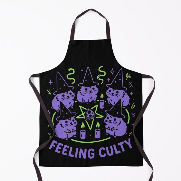 Item preview, Cute Witch Hamster Coven – Funny “Feeling Culty” Halloween Aesthetic designed and sold by SidTastic .