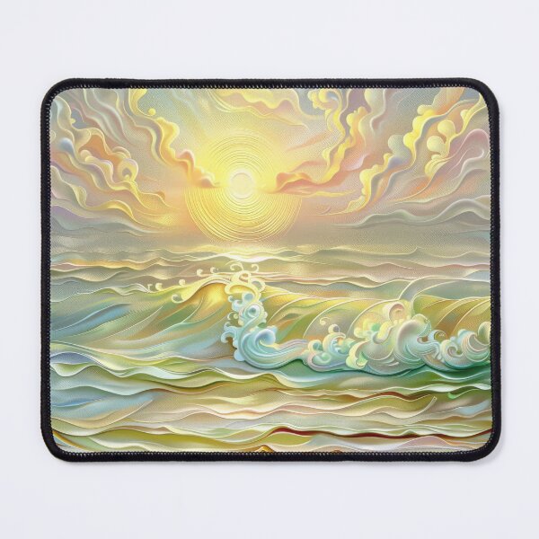 Item preview, Pastel Sunset Coastal Landscape designed and sold by MargaretWiktor.