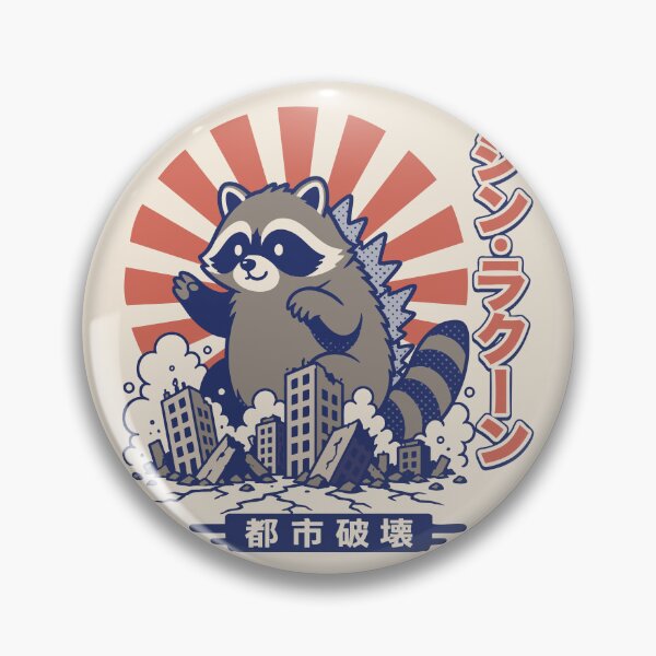 Artikelvorschau, Kaiju Waschbär Amoklauf entworfen und verkauft von CamaleonDesigns.