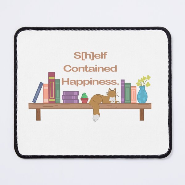 Item preview, Shelf Contained Happiness | Aesthetic Reader Design designed and sold by CodexCurio.