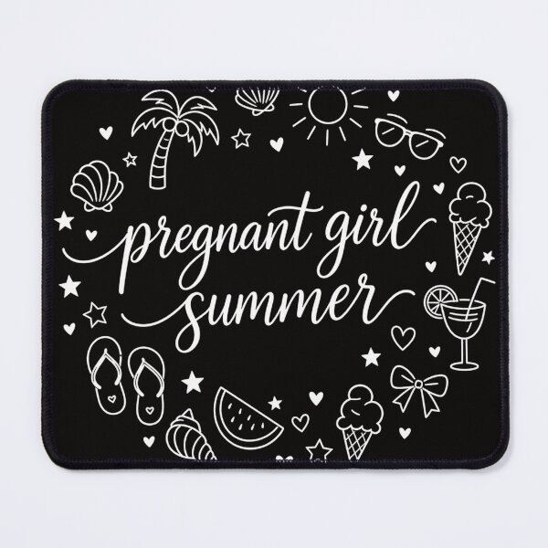 Item preview, Pregnant Girl Summer Cute Maternity Pregnancy Announcement Expecting Mom Baby Coming Soon Aesthetic Design designed and sold by Maravillio.