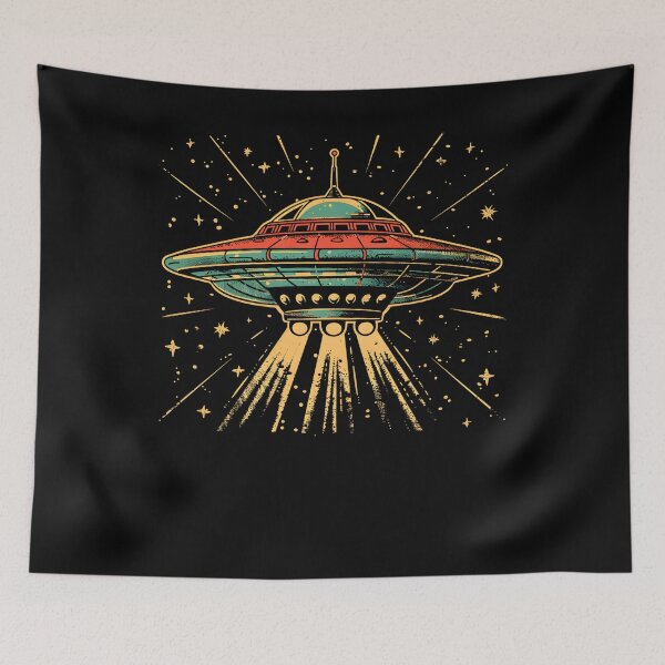 Item preview, Retro Spaceship designed and sold by Mirandalab.