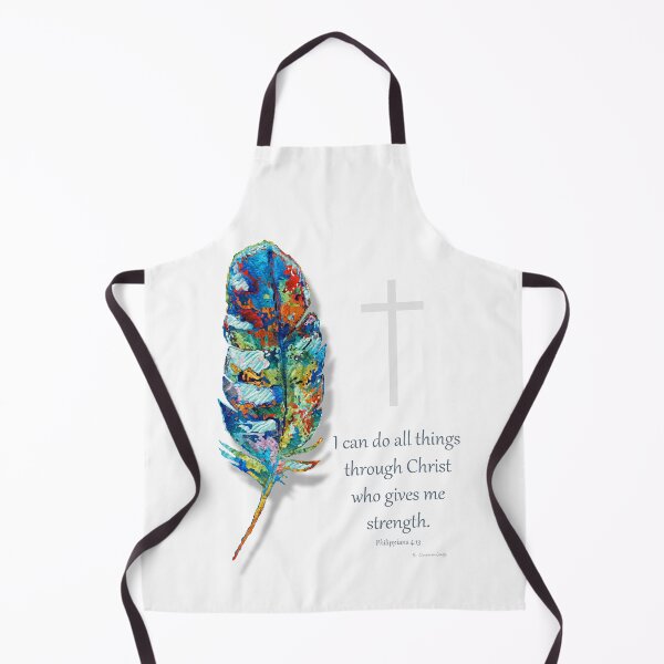 Item preview, Christian Strength Art Bible Verse Philippians 4 13 Gift designed and sold by Sharon Cummings Art.