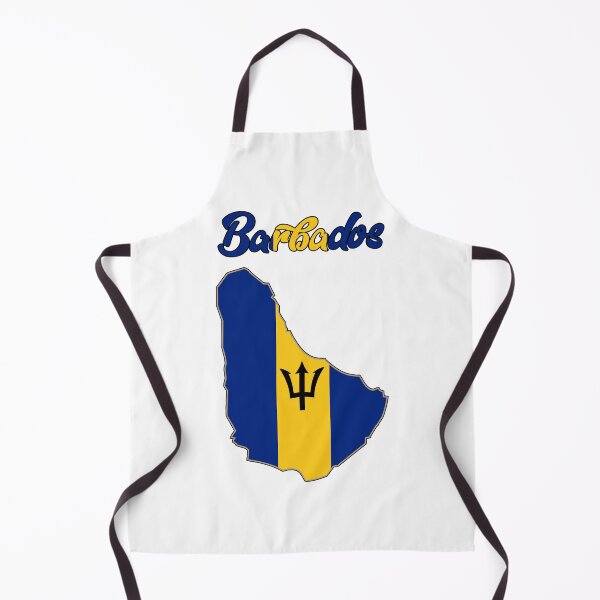 Item preview, Barbados map flag designed and sold by studioss76.