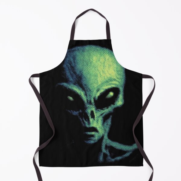 Item preview, Alien Head Dark Sci Fi Horror Portrait designed and sold by trajeado14.