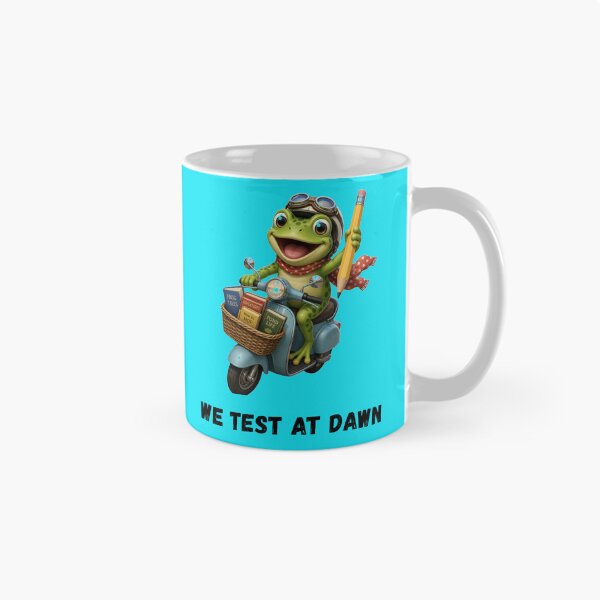 Item preview, Teacher Frog we Test At Dawn Test Day Coordinator Final Exam designed and sold by Julitasells.