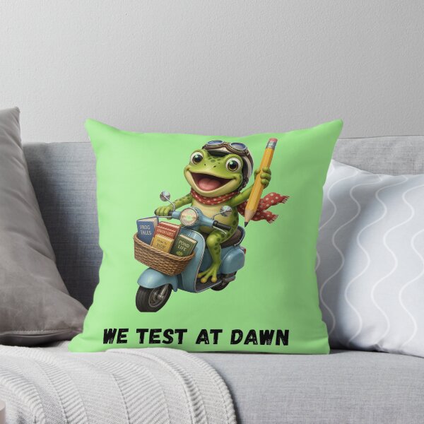 Item preview, Teacher Frog we Test At Dawn Test Day Coordinator Final Exam designed and sold by Julitasells.