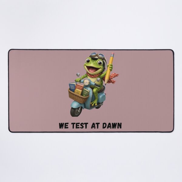 Item preview, Teacher Frog we Test At Dawn Test Day Coordinator Final Exam designed and sold by Julitasells.