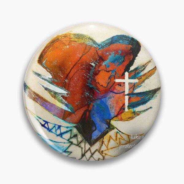 Item preview, Protection Christian Dove Art Bible Verse Psalm 91 4 designed and sold by Sharon Cummings Art.