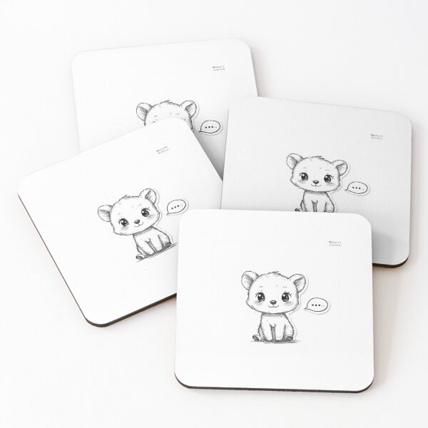 Item preview, Cute Panda “…” Silent Mood Kawaii Sticker designed and sold by Sticker shop 007.