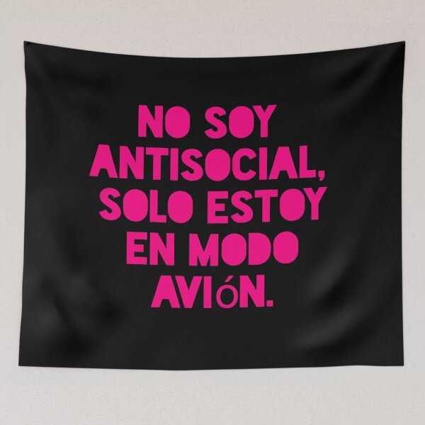 Item preview,  No soy antisocial... designed and sold by JALNERVION SHOP.