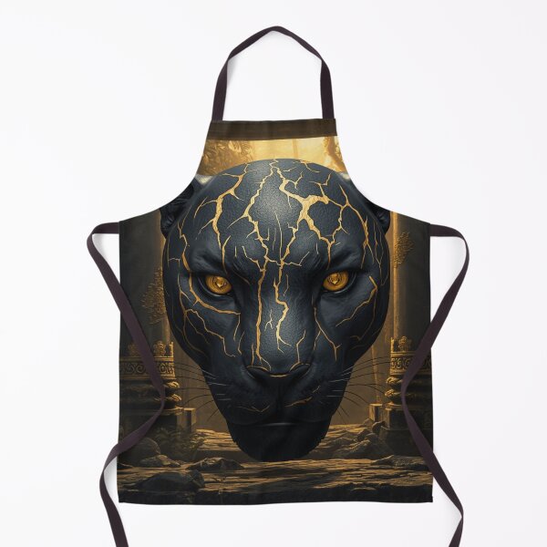 Item preview, Obsidian Panther - Kintsugi Shadow Authority designed and sold by THEARTCURATİON .