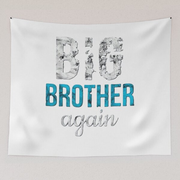 Item preview,  Title Big Brother Again – Distressed Typography Pregnancy Announcement designed and sold by Future Fashion 07.