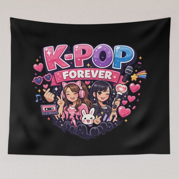 Item preview, K-Pop Forever – Kawaii Idol Concert Vibes  designed and sold by SidTastic .