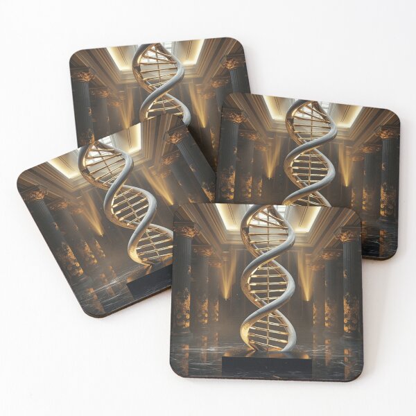 Item preview, Golden DNA Helix - Evolutionary Success Monument designed and sold by THEARTCURATİON .