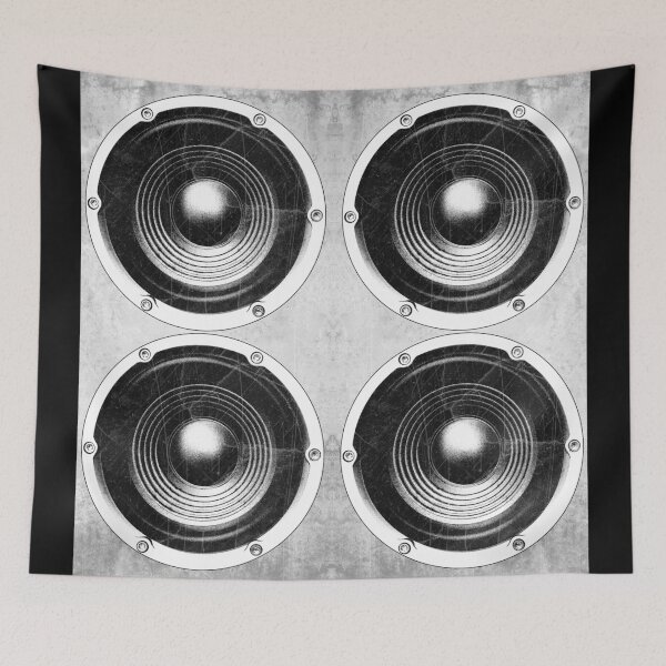 Item preview, Vintage Speaker: Dark Analog Soul Audio Etched Illustration designed and sold by Ghoul Enterprises.