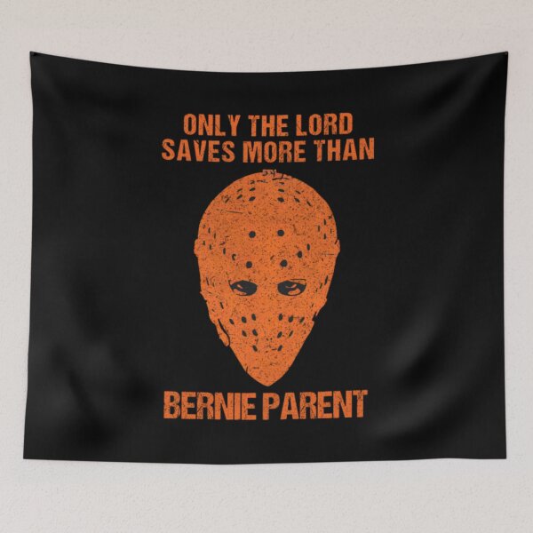 Item preview, Bernie Parent Hockey Legend Only The Lord Saves designed and sold by Moutamid22art.