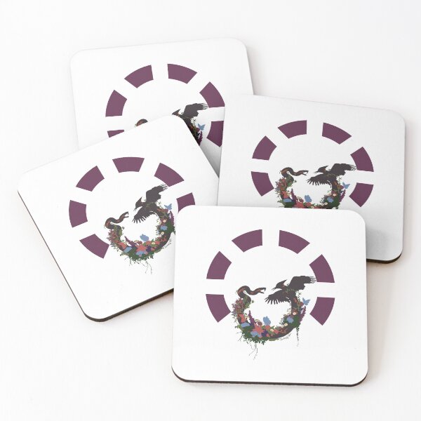 Item preview, Snake and Songbird Floral Circle Sunrise Reaping Inspired Design designed and sold by creatingmouseshop.