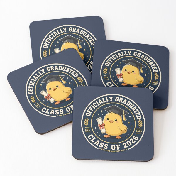 Item preview, Funny Graduation Chick Class of 2026 – Officially Graduated Cute College Gift designed and sold by Serene Whiskers.