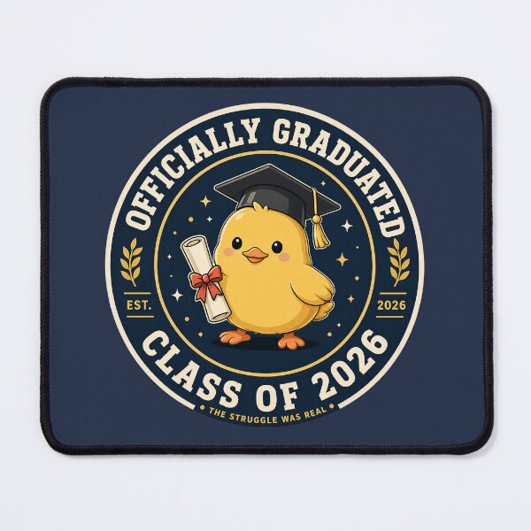 Item preview, Funny Graduation Chick Class of 2026 – Officially Graduated Cute College Gift designed and sold by Serene Whiskers.