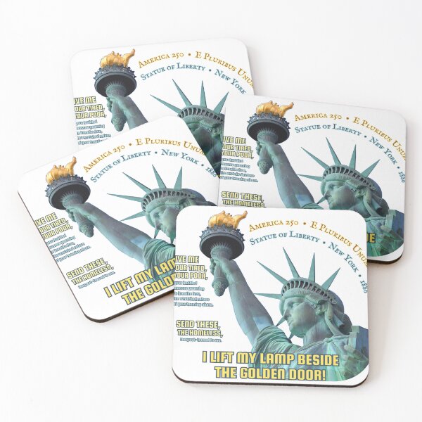 Item preview, Statue of Liberty with New Collosus poem designed and sold by gnuber.