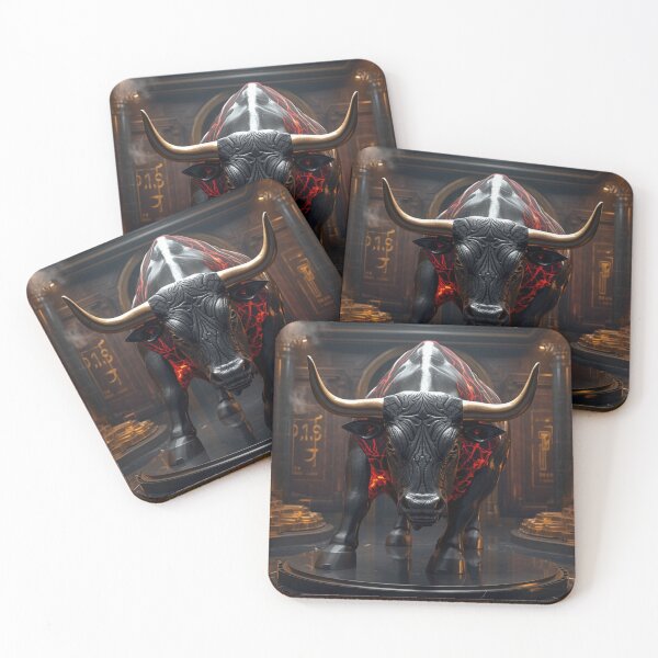 Item preview, Iron Bull Market Titan - Financial Dominance Statue designed and sold by THEARTCURATİON .