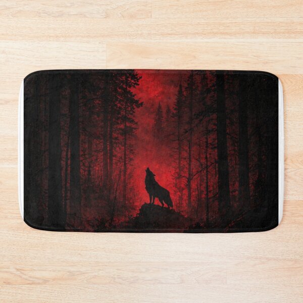 Item preview, Dark Wolf Blood Moon – Shadow Forest Aesthetic Design designed and sold by ShenGha-design.